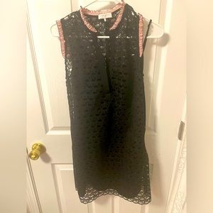 Sandro lace black dress us 2